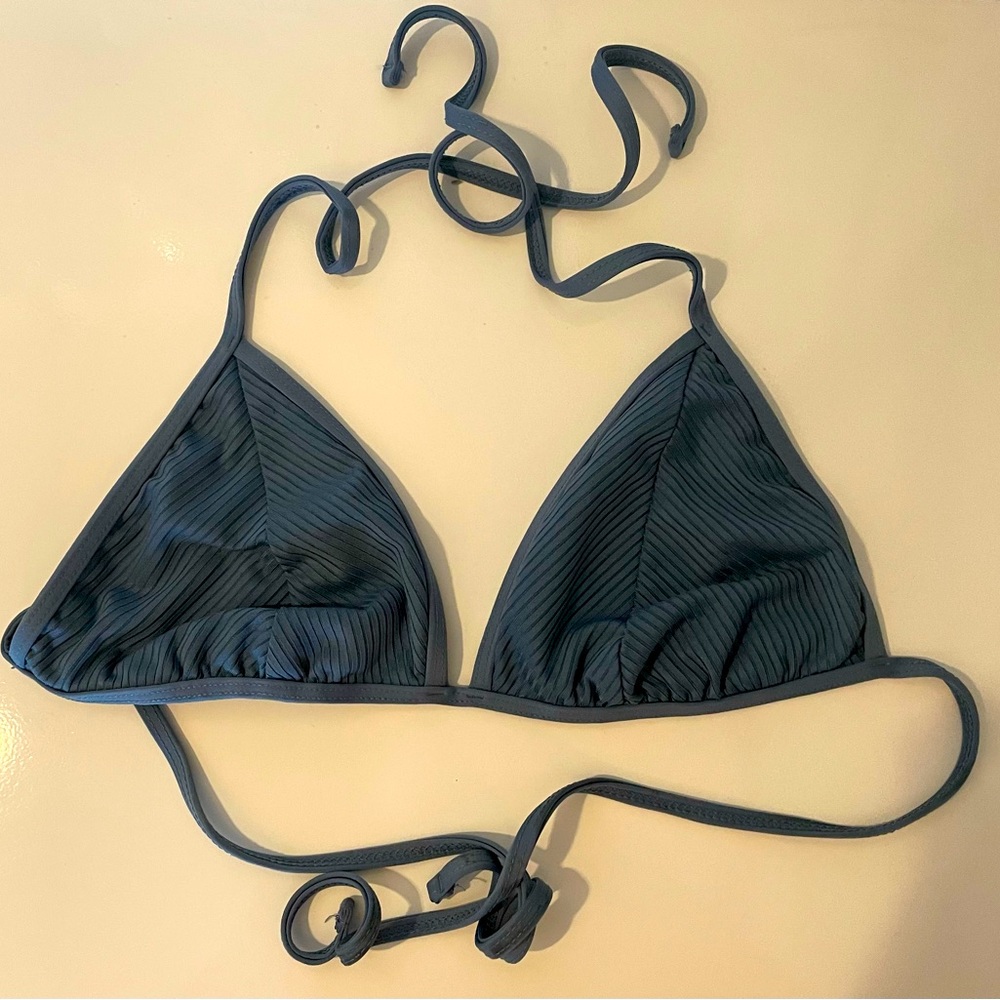 Mossimo bikini top slate blue size small never worn